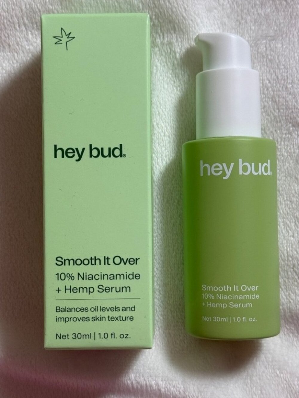 Hey Bud Skincare Smooth it Over 10% Niacinamide + Hemp Serum
